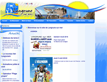 Tablet Screenshot of mairie-langrune-sur-mer.fr
